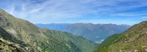 La valle verso il lago Maggiore