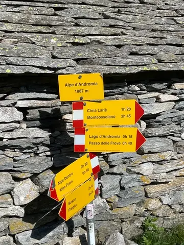 I cartelli dell'alpe d'Andromia