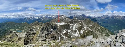 Panorama dalla cima