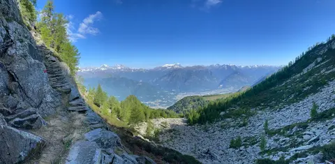 I gradini di pietra della scala