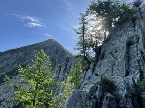 Le rocce e la cresta
