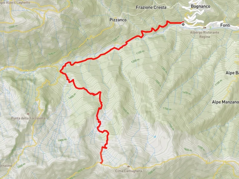 mappa passo Arnigo
