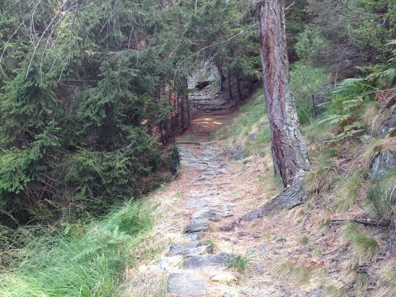 sentiero cima d'Azoglio