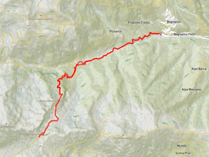 mappa passo fornalino