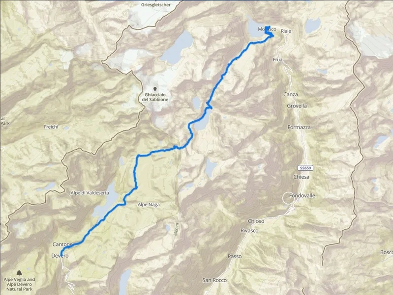 mappa devero formazza