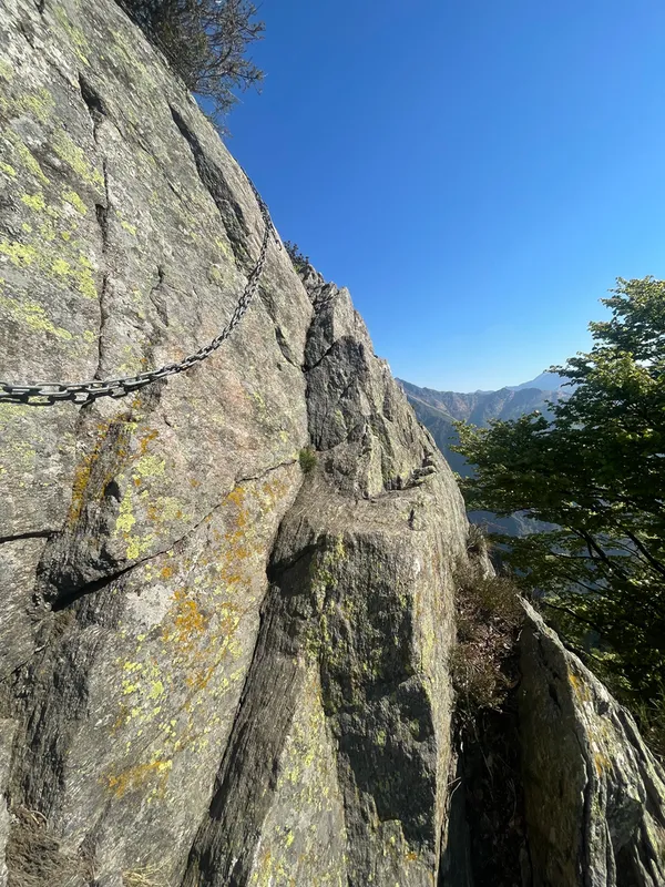 sentiero cima corte san lorenzo